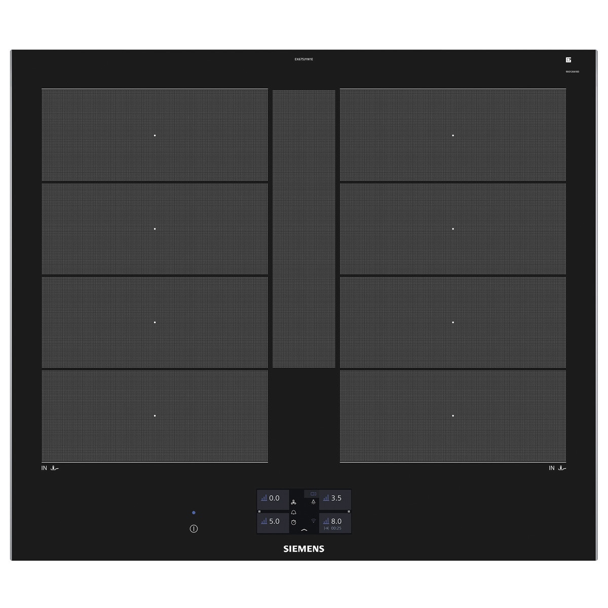 Placa de Indução Siemens iQ700 EX675JYW1E com 4 Zonas e 60 cm - Preto Preto-1
