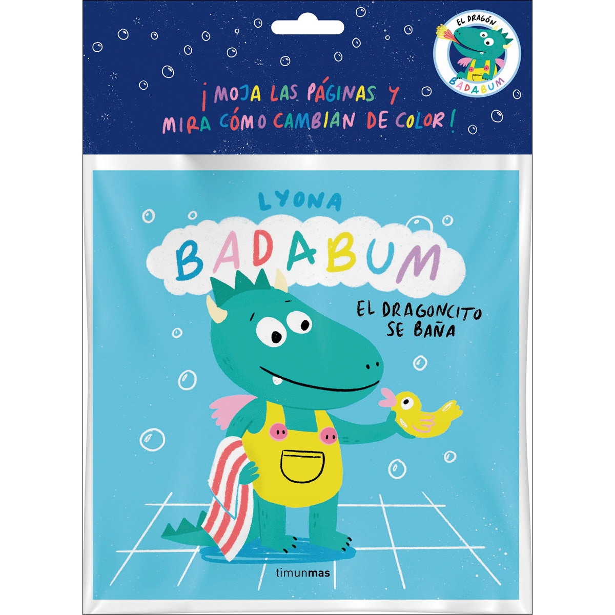 Imagem 0 de BADABUM. El dragoncito se baña. Libro de baño mágico: ¡Moja las páginas y mira cómo cambian de color!