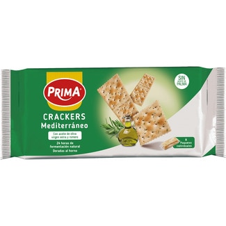 crackers sabor Mediterráneo paquete 250 g - Prima