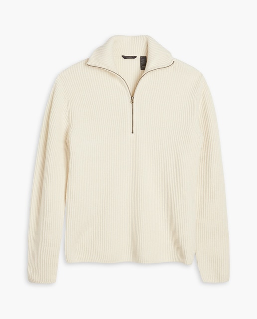 Imagem 0 de Camisola de Malha Tipo Polo de Lã e Algodão