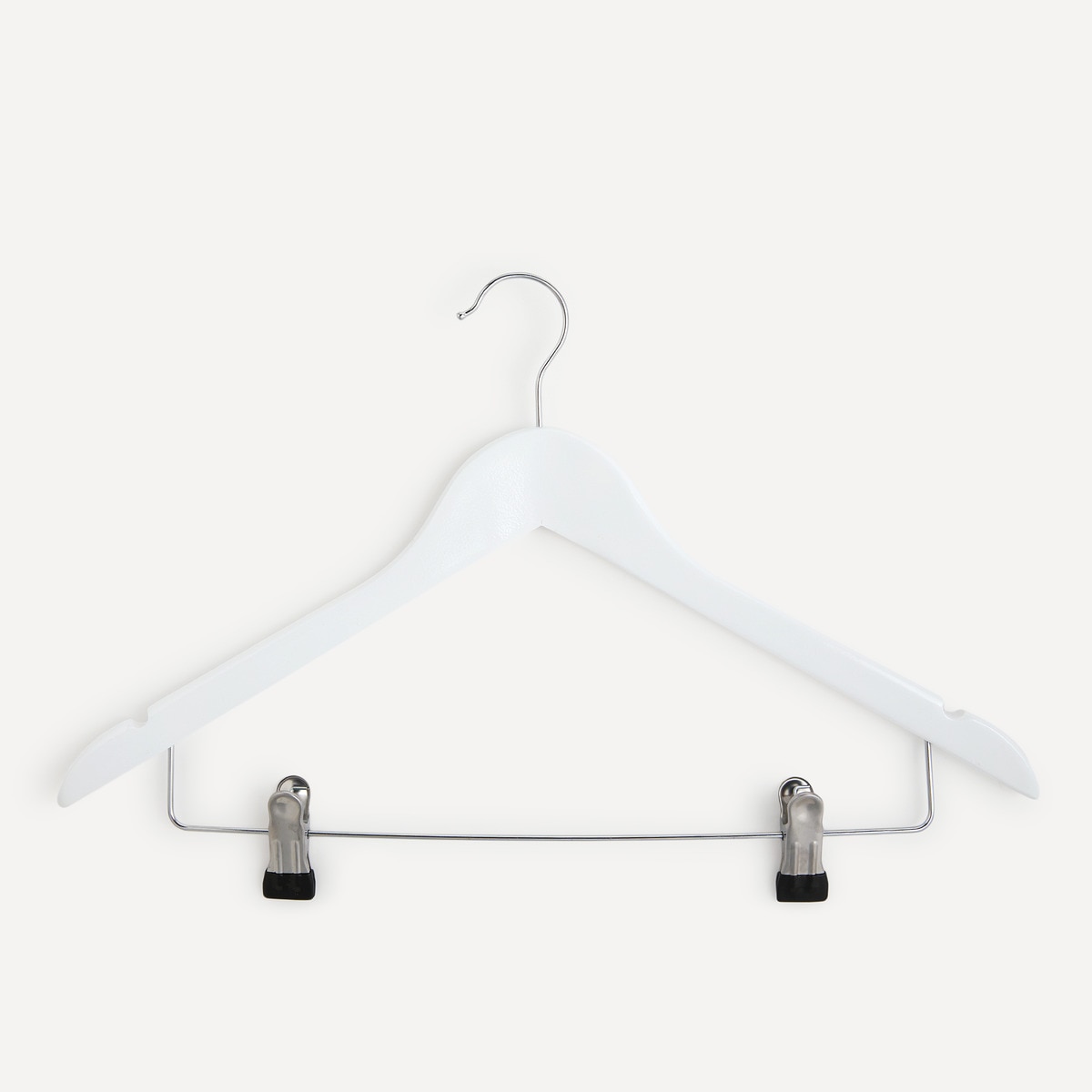 Conjunto de 2 Cabides de Triangulo com Molas Branco-2