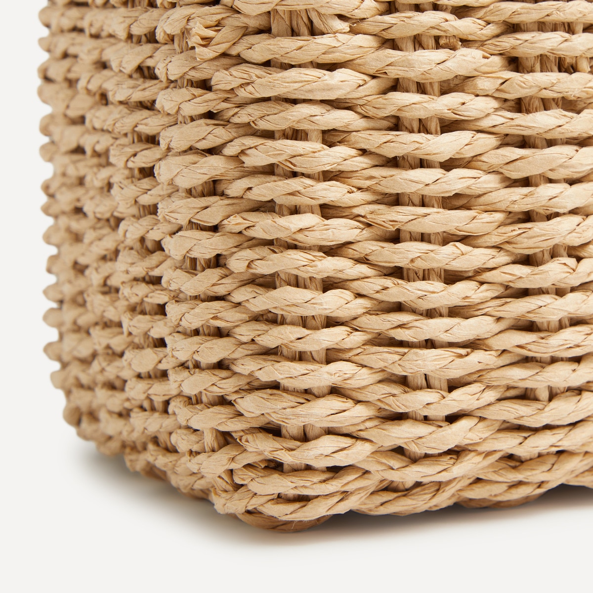 Cesto de Fibra de Papel Natural-3