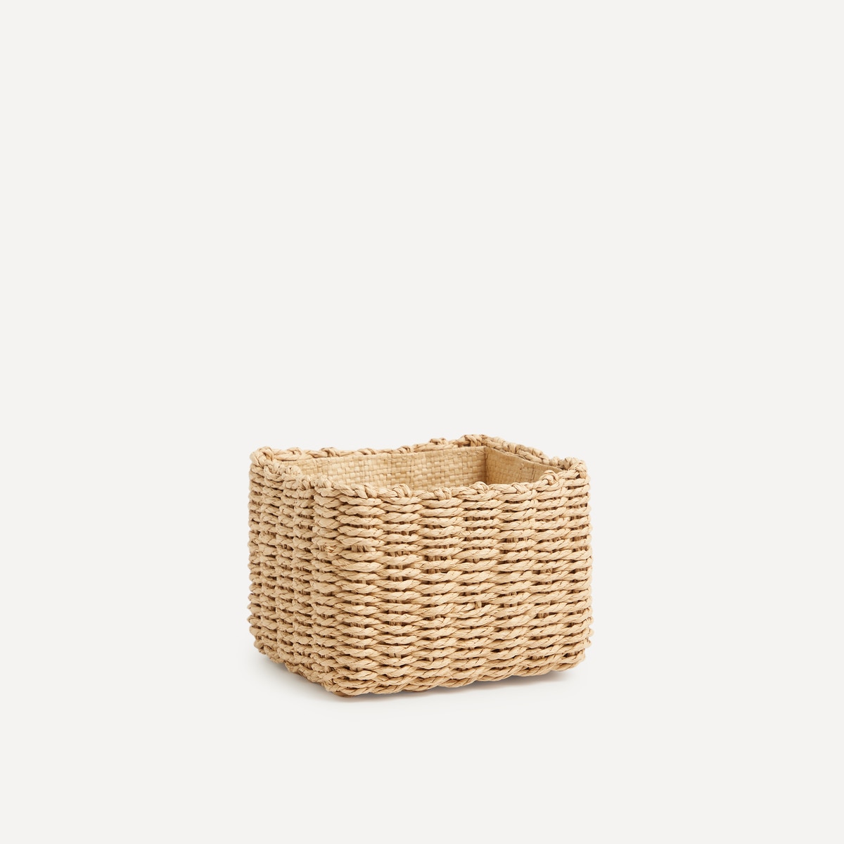 Cesto de Fibra de Papel Natural-1