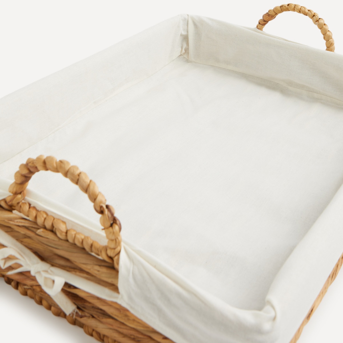 Cesto de Tábua de Jacinto-de-água Natural-2