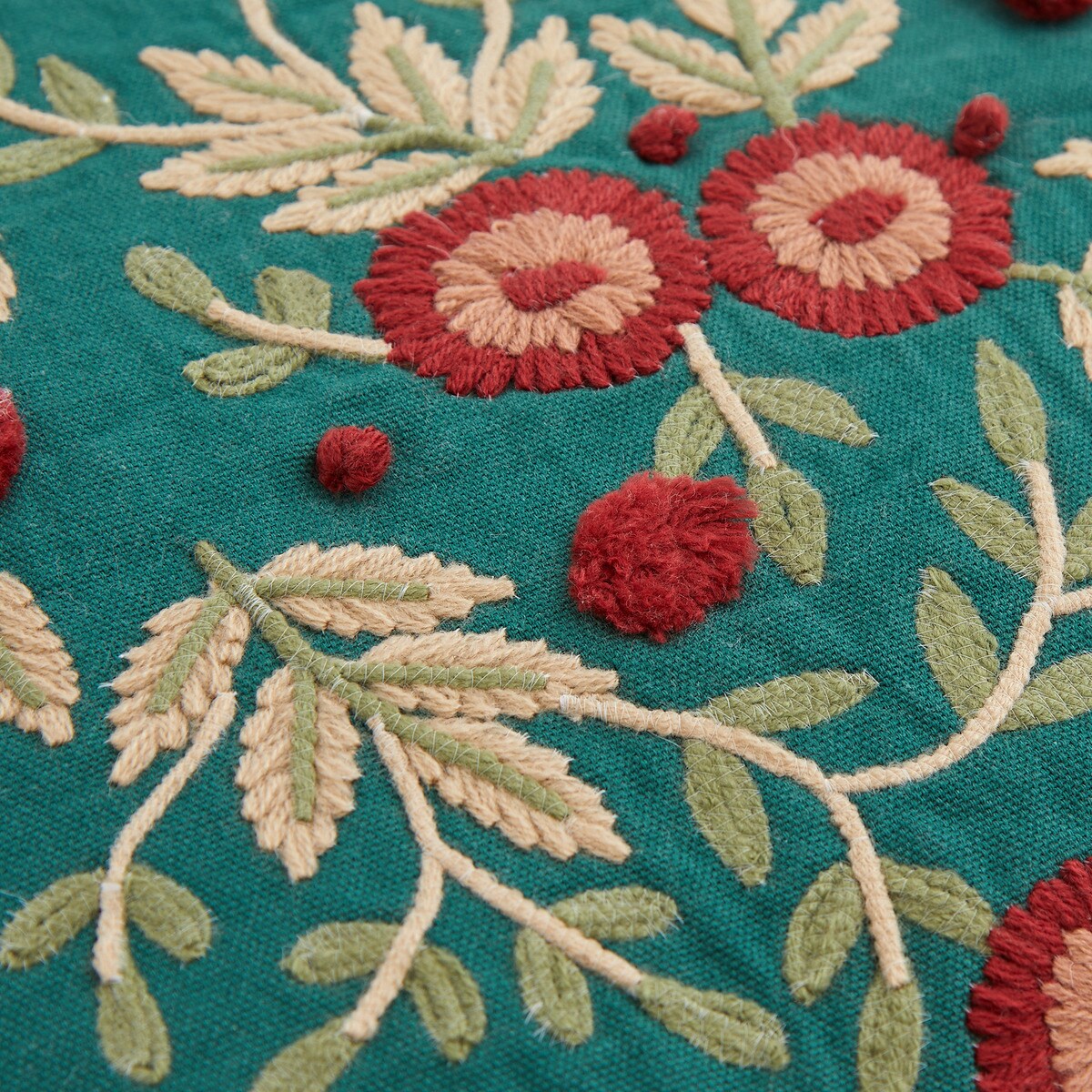 Almofada Decorativa Retangular Bordada Flolky Multicolor-4