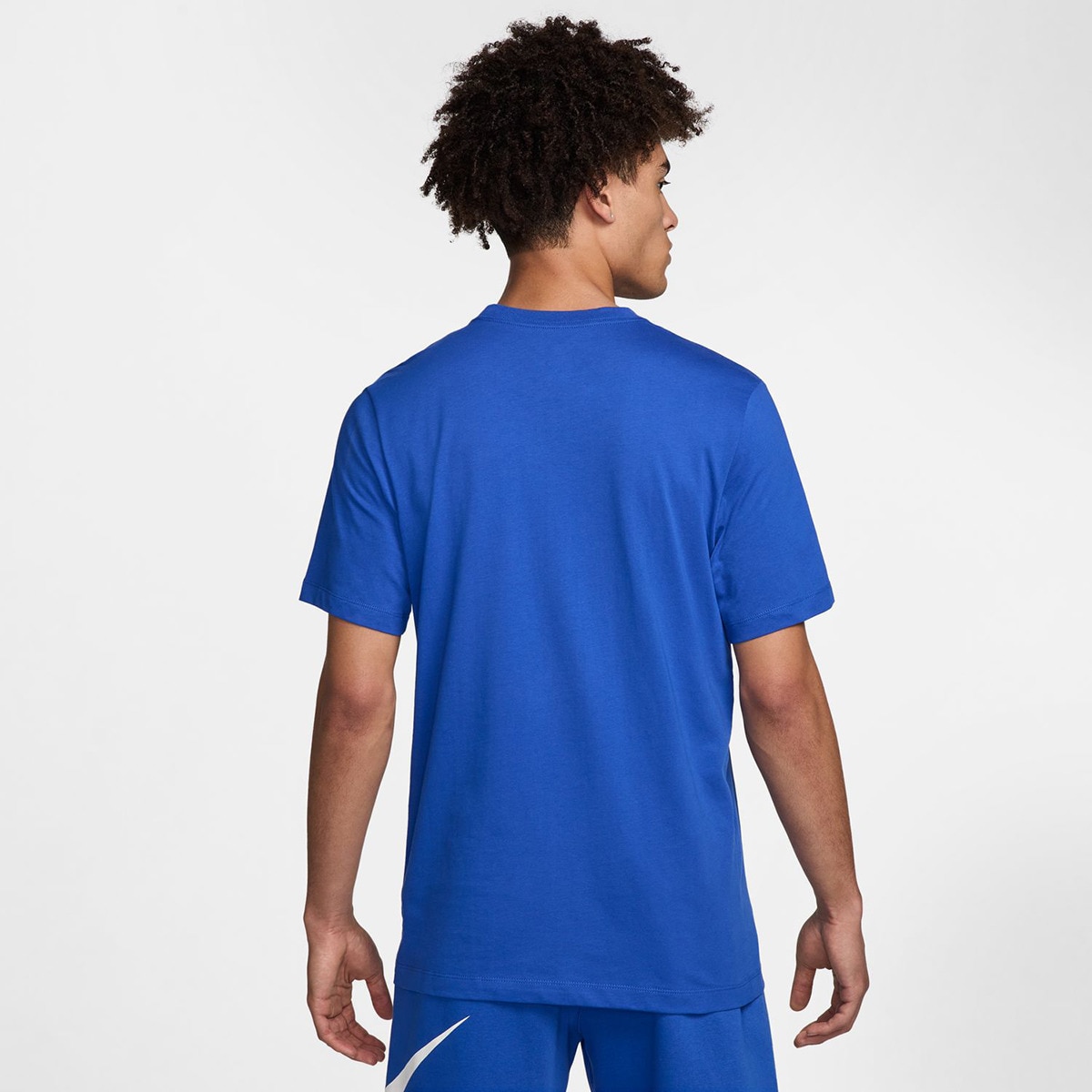 T-shirt de Homem Icon Swoosh Azul-2