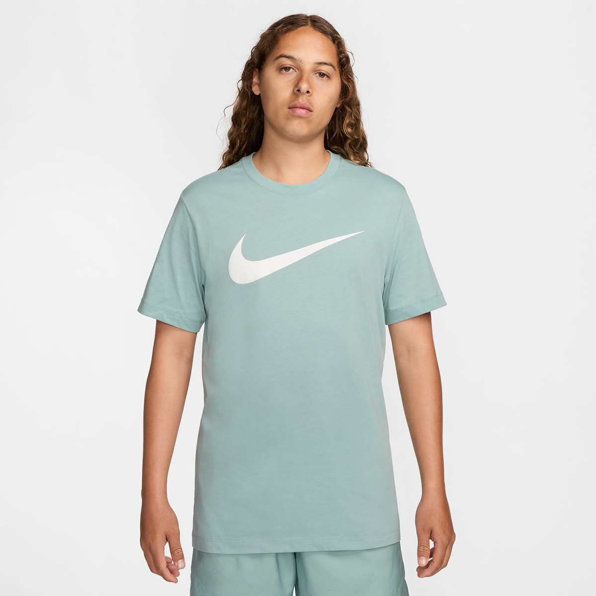 T-shirt de Homem Icon Swoosh Verde-1