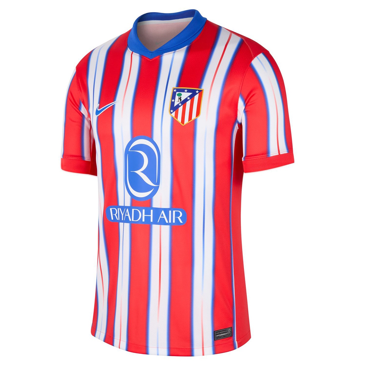 T-shirt de Homem 1.º Equipamento Stadium Atlético de Madrid 2024-2025 Réplica Vermelho / Branco-8