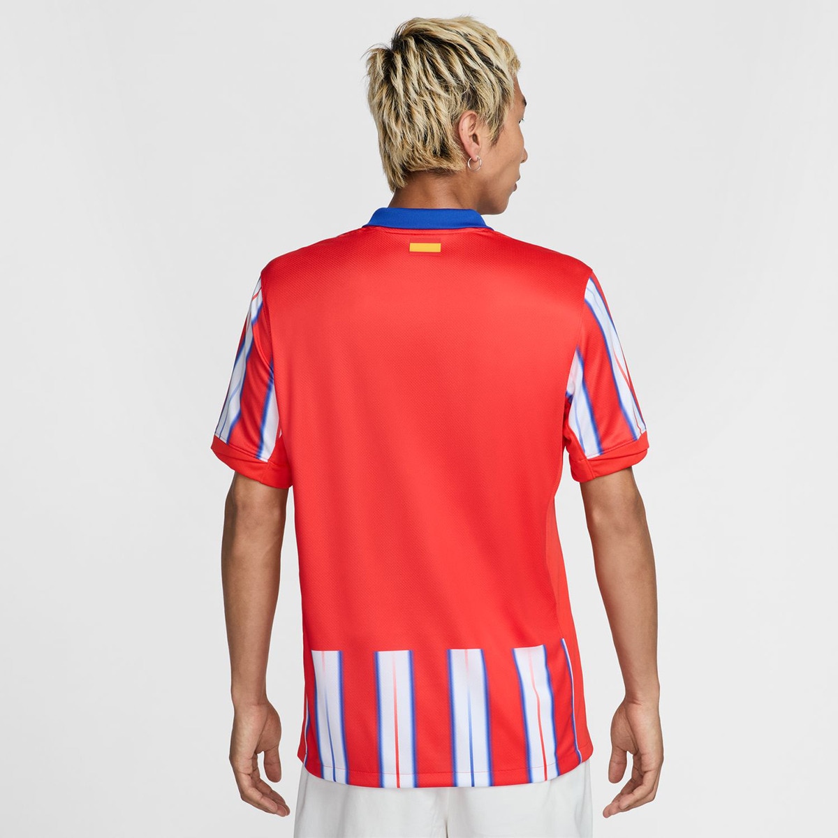T-shirt de Homem 1.º Equipamento Stadium Atlético de Madrid 2024-2025 Réplica Vermelho / Branco-2