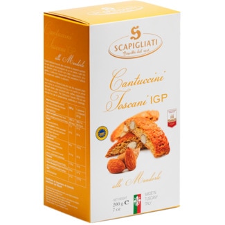 Bolachas de Amêndoa Cantuccini caixa 200 g - Scapigliati