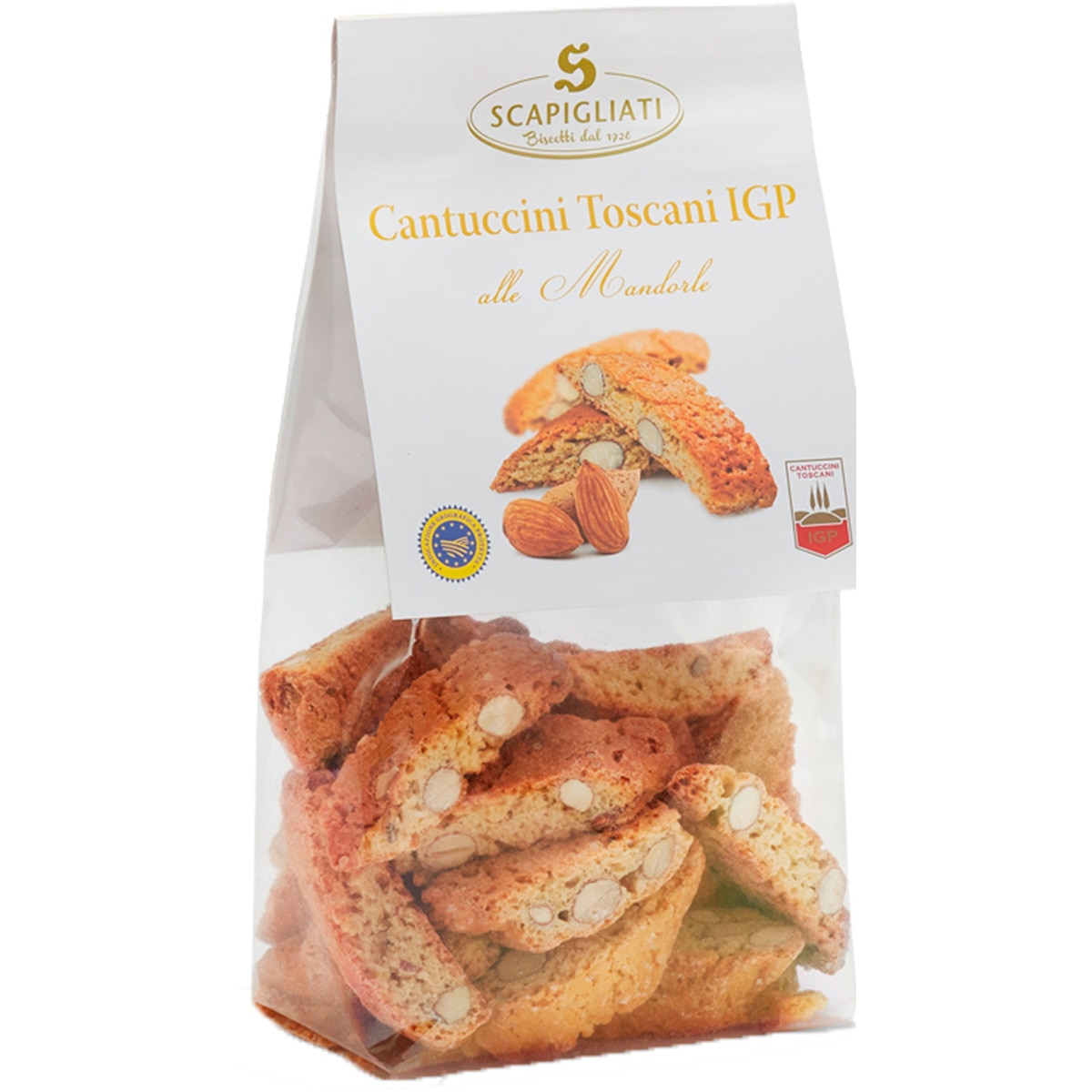Bolachas de Amêndoa Cantuccini embalagem 150 g
