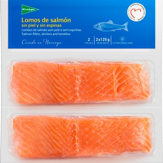 Lombos de Salmão sem pele e sem Espinhas embalagem 250 g - El Corte Inglés