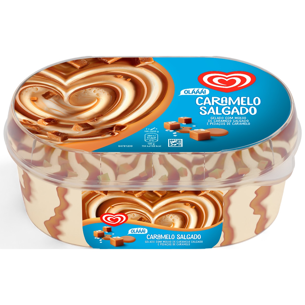Gelado de Caramelo Salgado embalagem 900 ml