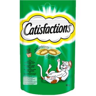Biscoitos para Gato e Erva Funcional embalagem 60 g - Catisfactions