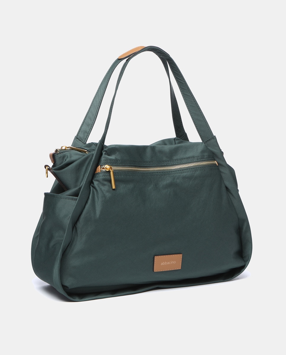 Mala Shopper em Nylon Verde-2