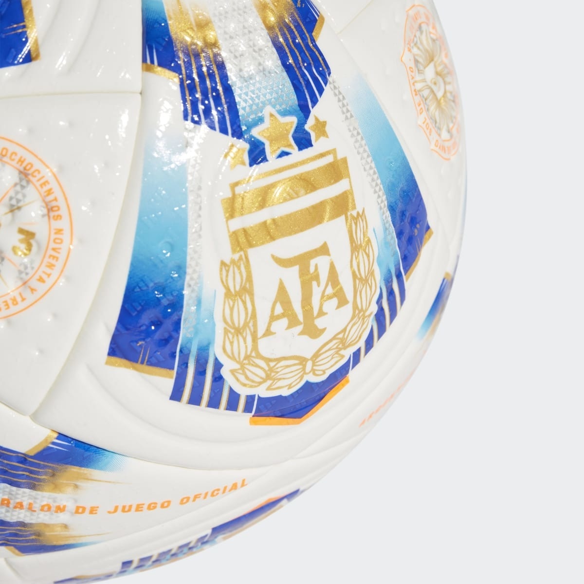 Bola de Futebol Federação da Argentina 2024 Branco-4