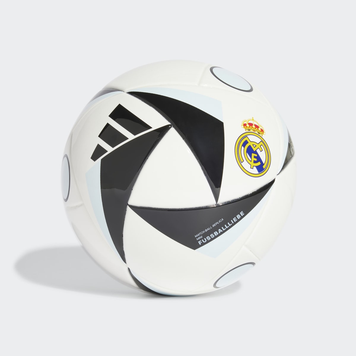 Mini Bola de Futebol 1.º Equipamento Real Madrid Branco-1