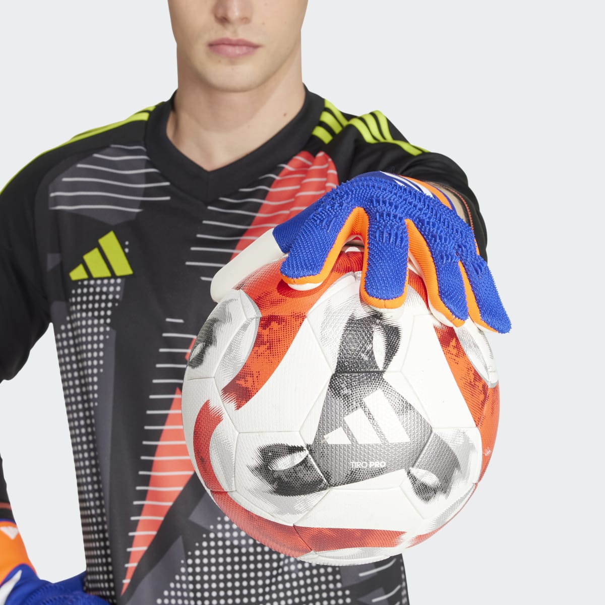 Luvas de Guarda-Redes Predator Pro Azul / Laranja-4