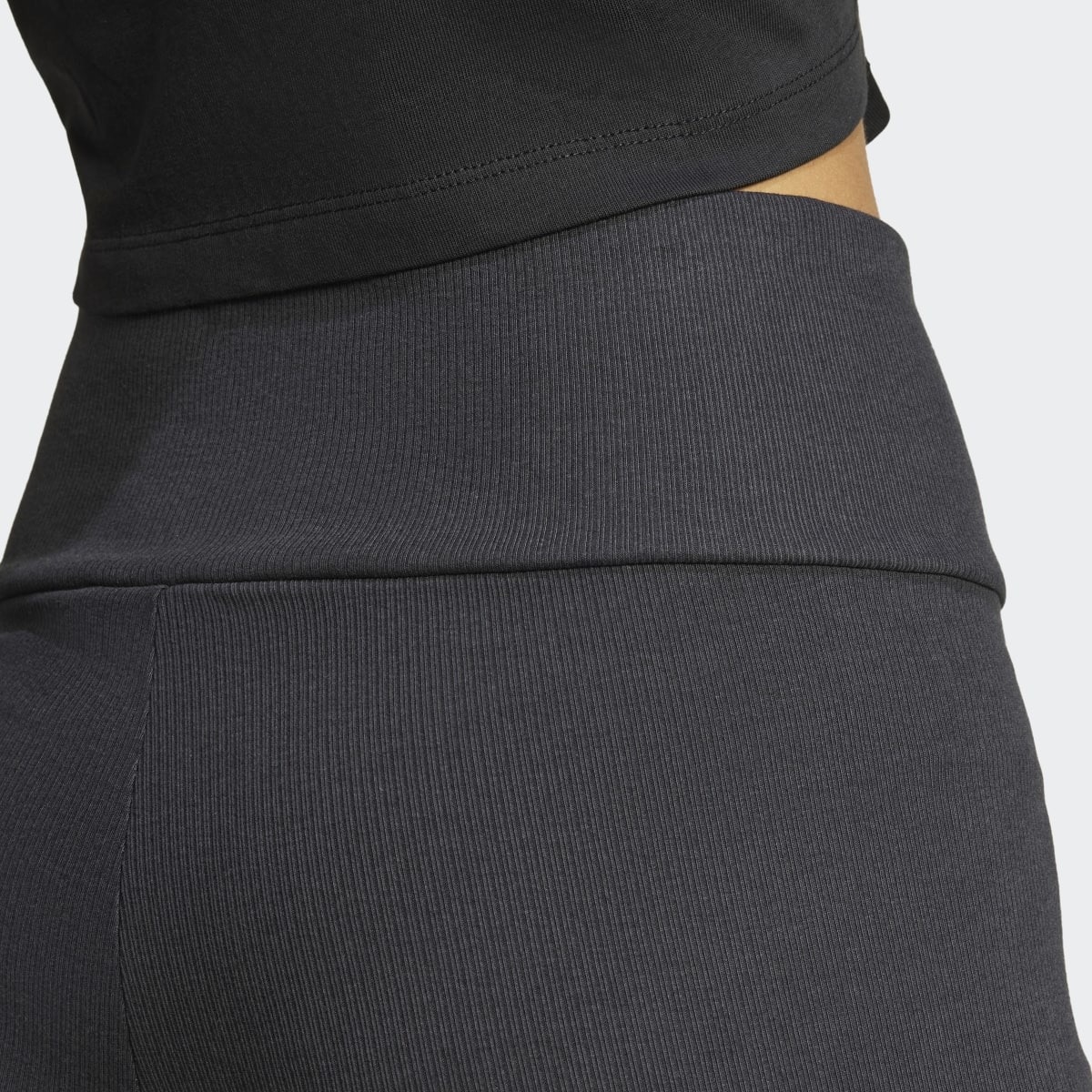 Leggings de Mulher Essentials Rib Originals Preto-4