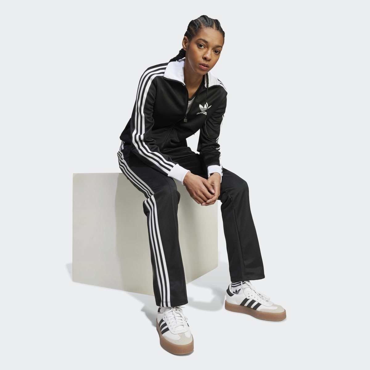 Calças de Mulher Beckenbauer Originals Preto-5