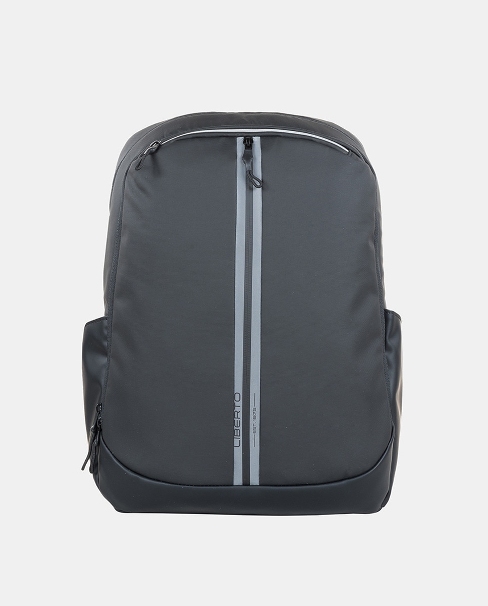 Mochila com Bolso Central Preto-1