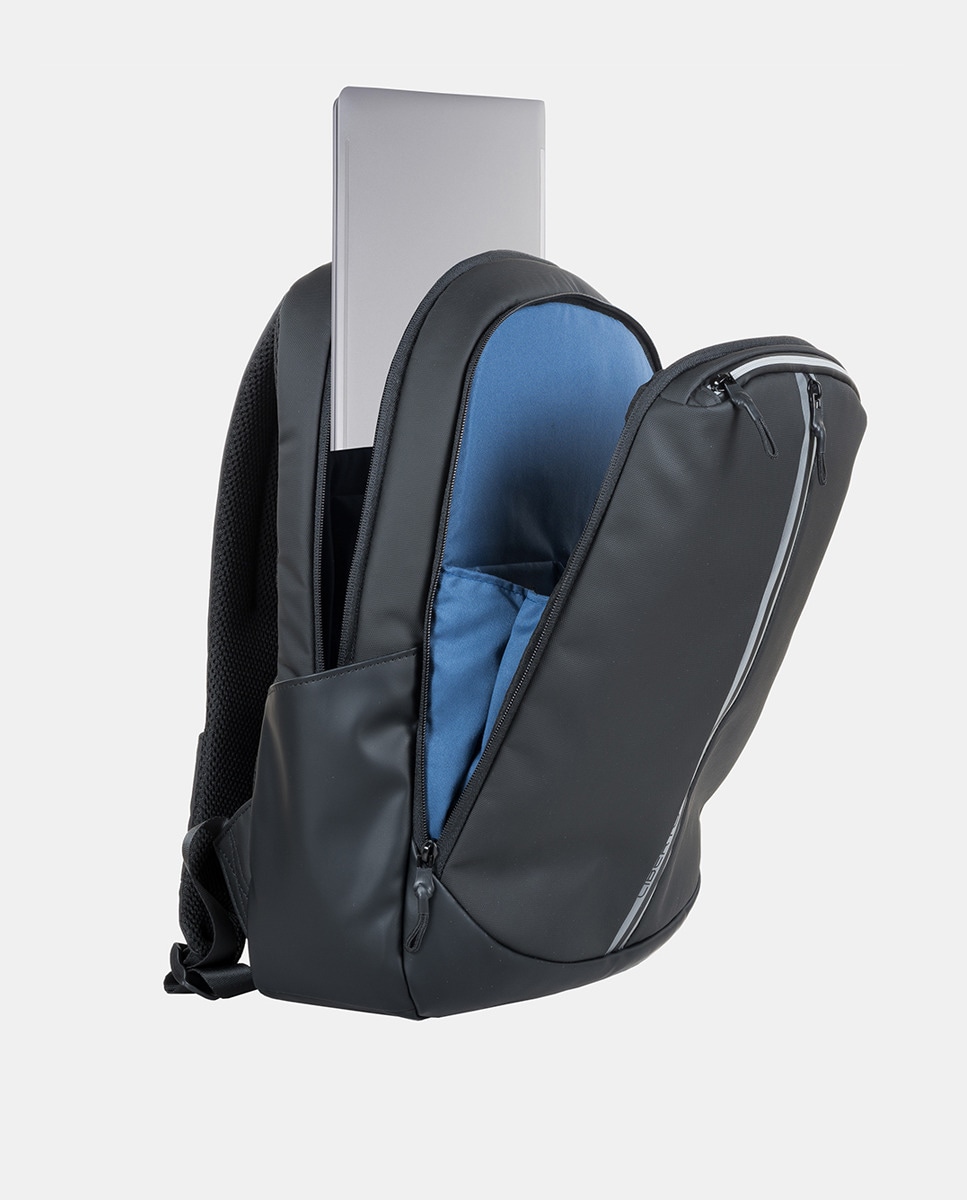 Mochila com Bolso Central Preto-2