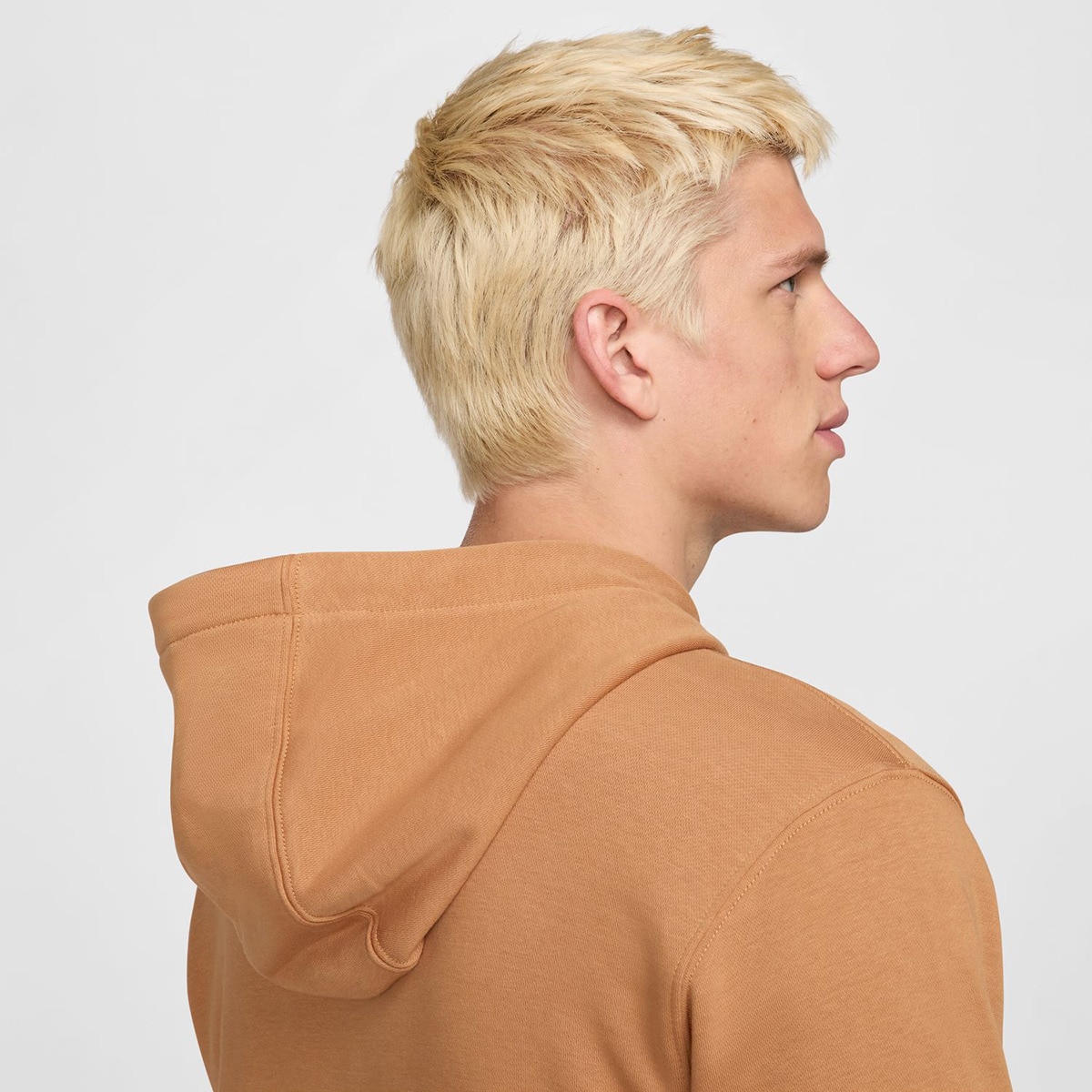 Sweatshirt de homem Sportswear Club Fleece Nike Argila-4