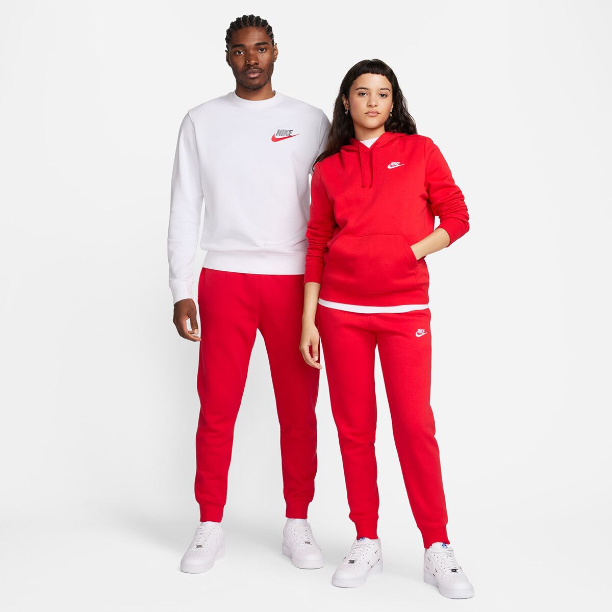 Calças de homem Sportswear Club Fleece Nike Vermelho-5