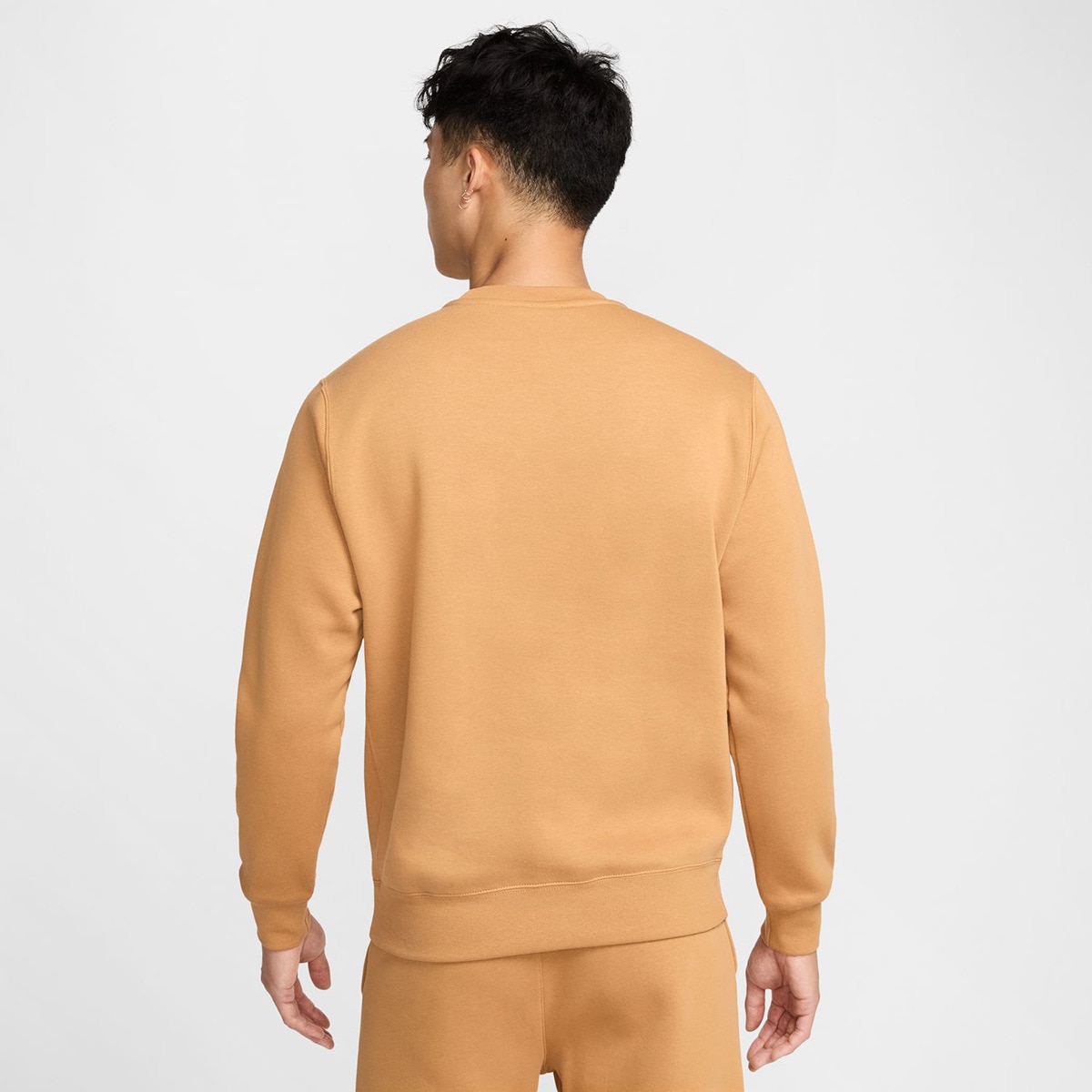 Sweatshirt de homem Sportswear Club Fleece Nike Argila-2