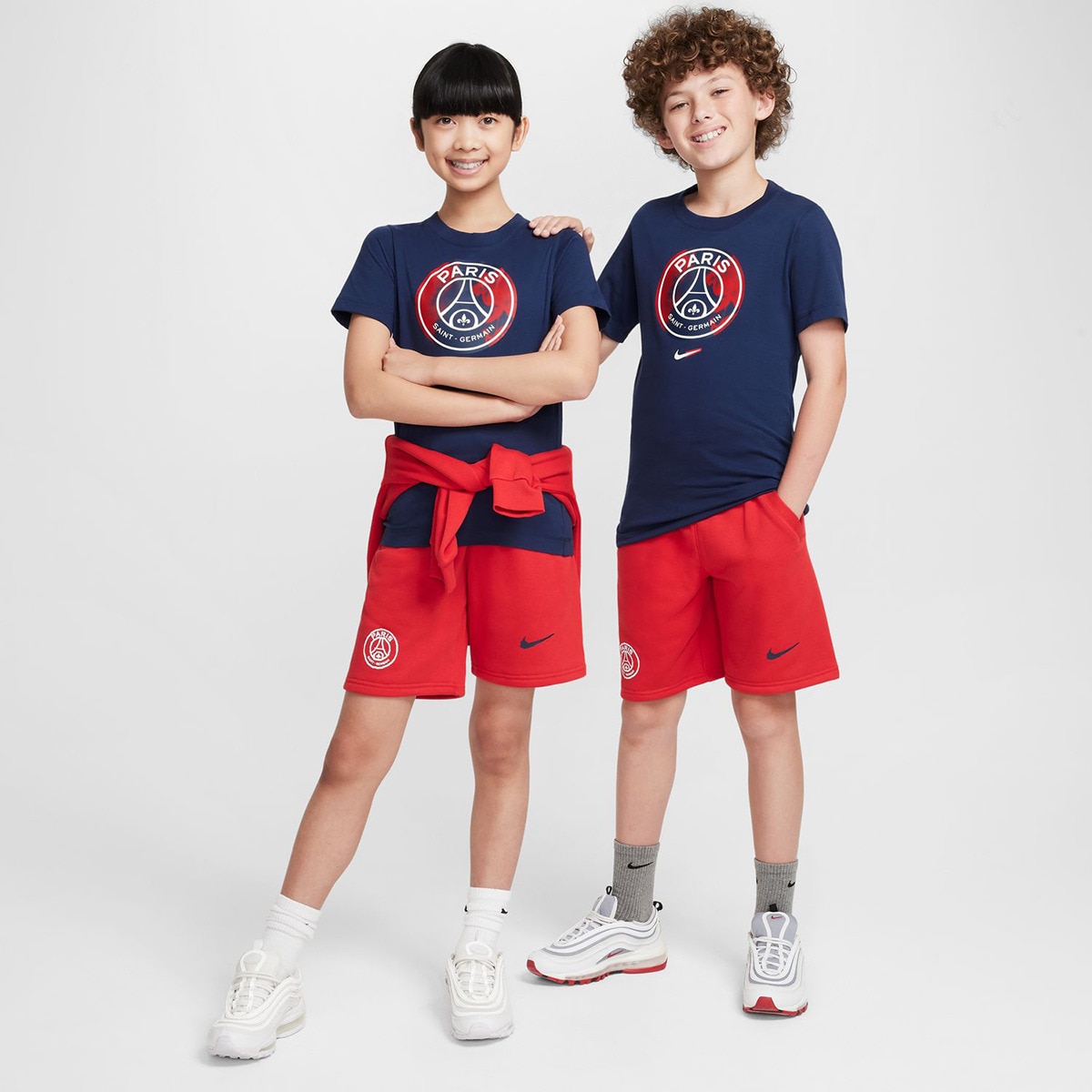 T-shirt de Criança Paris Saint-Germain Azul-marinho-4