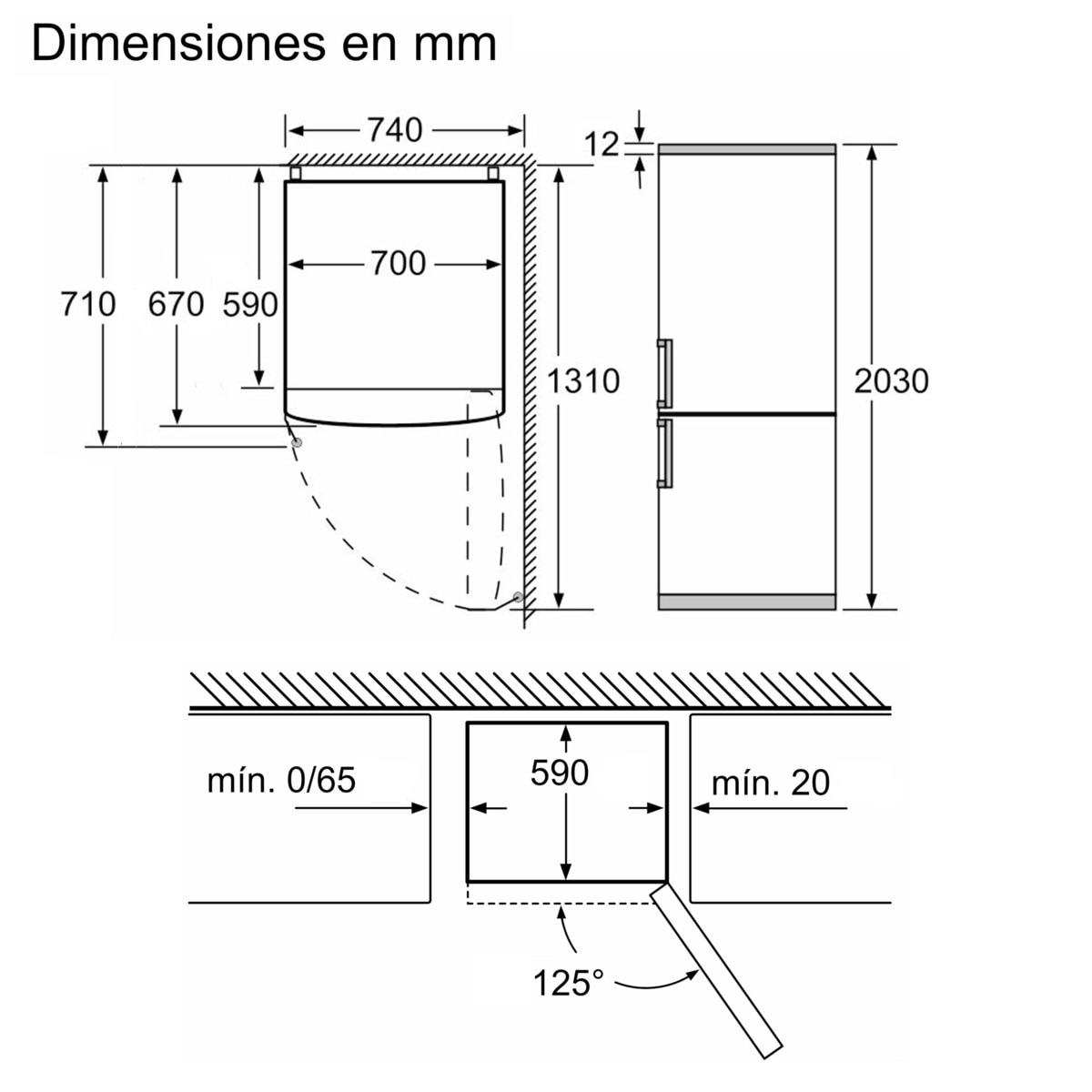 Frigorífico Combinado Siemens KG49NXIDQ No Frost, multiAirflow e de 203 cm - Aço Escovado Antidedadas Aço inoxidável-3