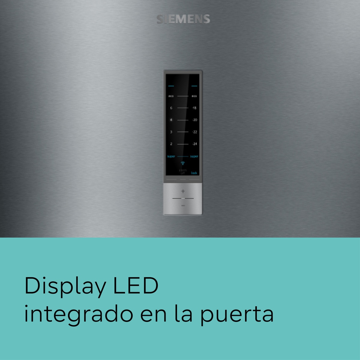 Frigorífico Combinado Siemens KG49NXIDQ No Frost, multiAirflow e de 203 cm - Aço Escovado Antidedadas Aço inoxidável-6