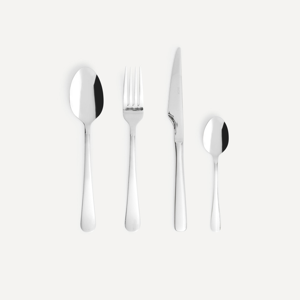 Cubertería de 24 piezas Lagos Basics El Corte Inglés Acero-1