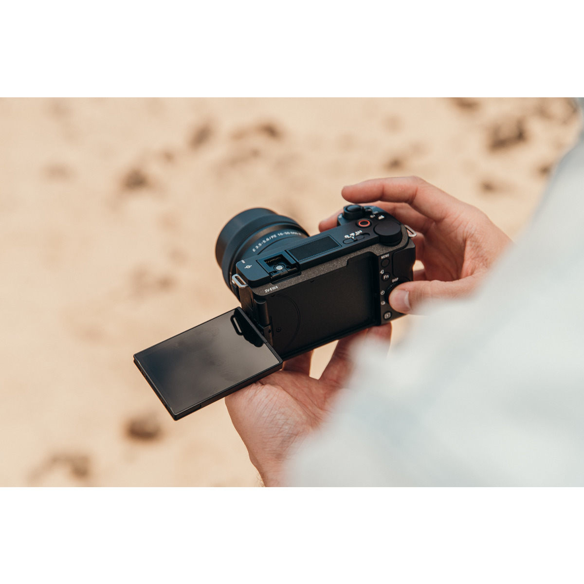 Sony Alpha ZV-10 II cámara Evil APS-C para vlogging con objetivo zoom motorizado de16-50mm f/3.5-5.6, sensor CMOS Exmor R Bionz XR ( ZV-E10M2K) Negro-7