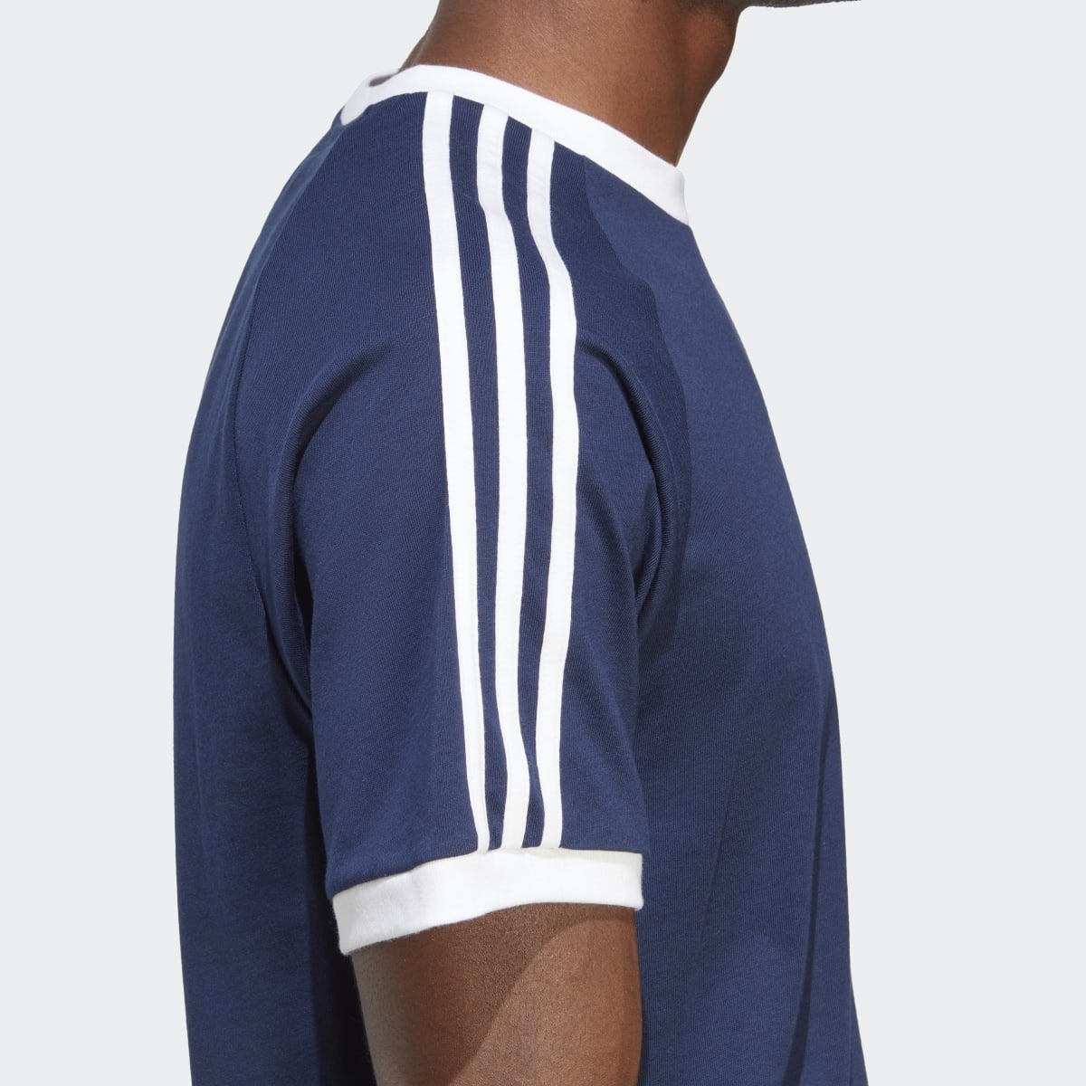 T-shirt de Homem Adicolor Classics 3-Stripes Originals Azul-marinho-4