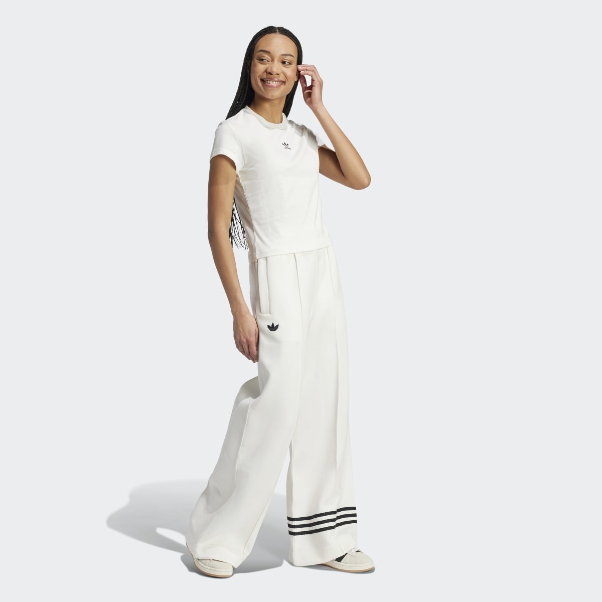 T-shirt de Mulher Essentials Slim Originals Branco-5
