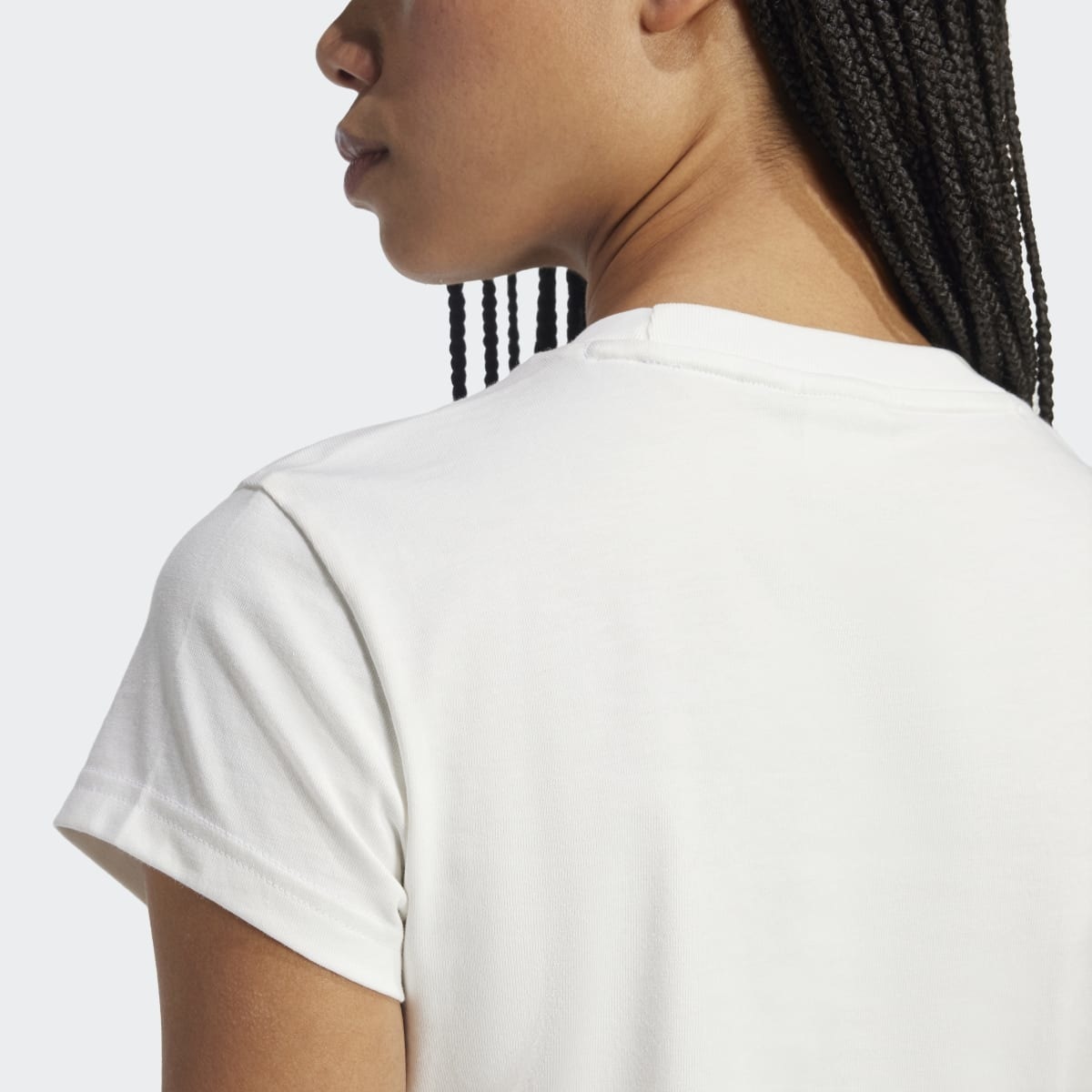 T-shirt de Mulher Essentials Slim Originals Branco-4