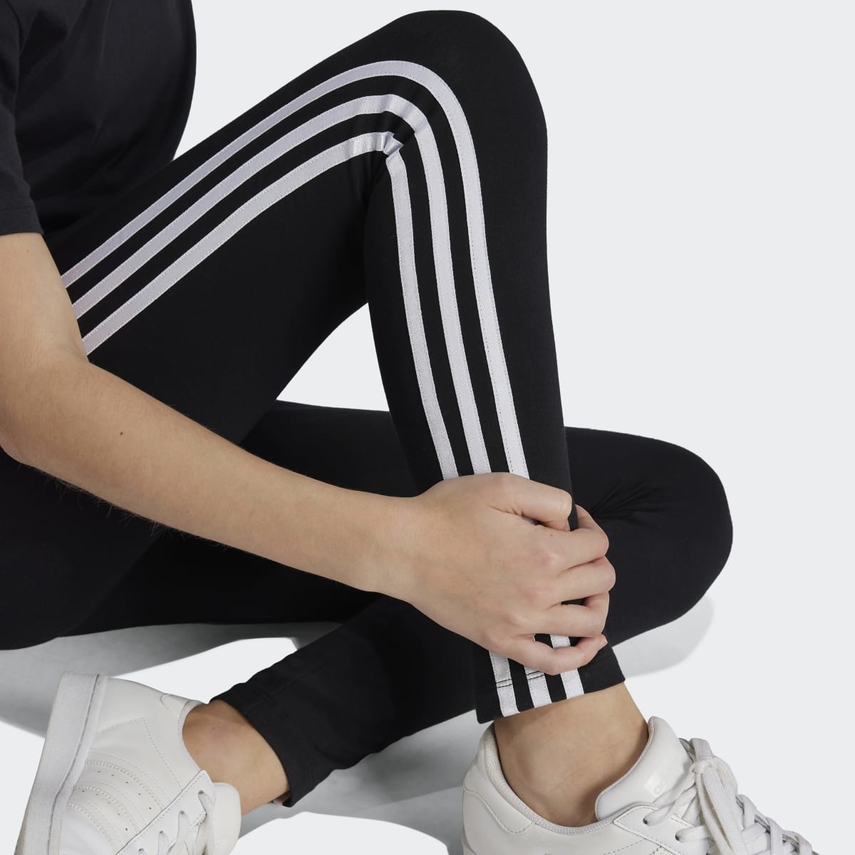 Leggings de Menina Leggings Adicolor Originals Preto-4
