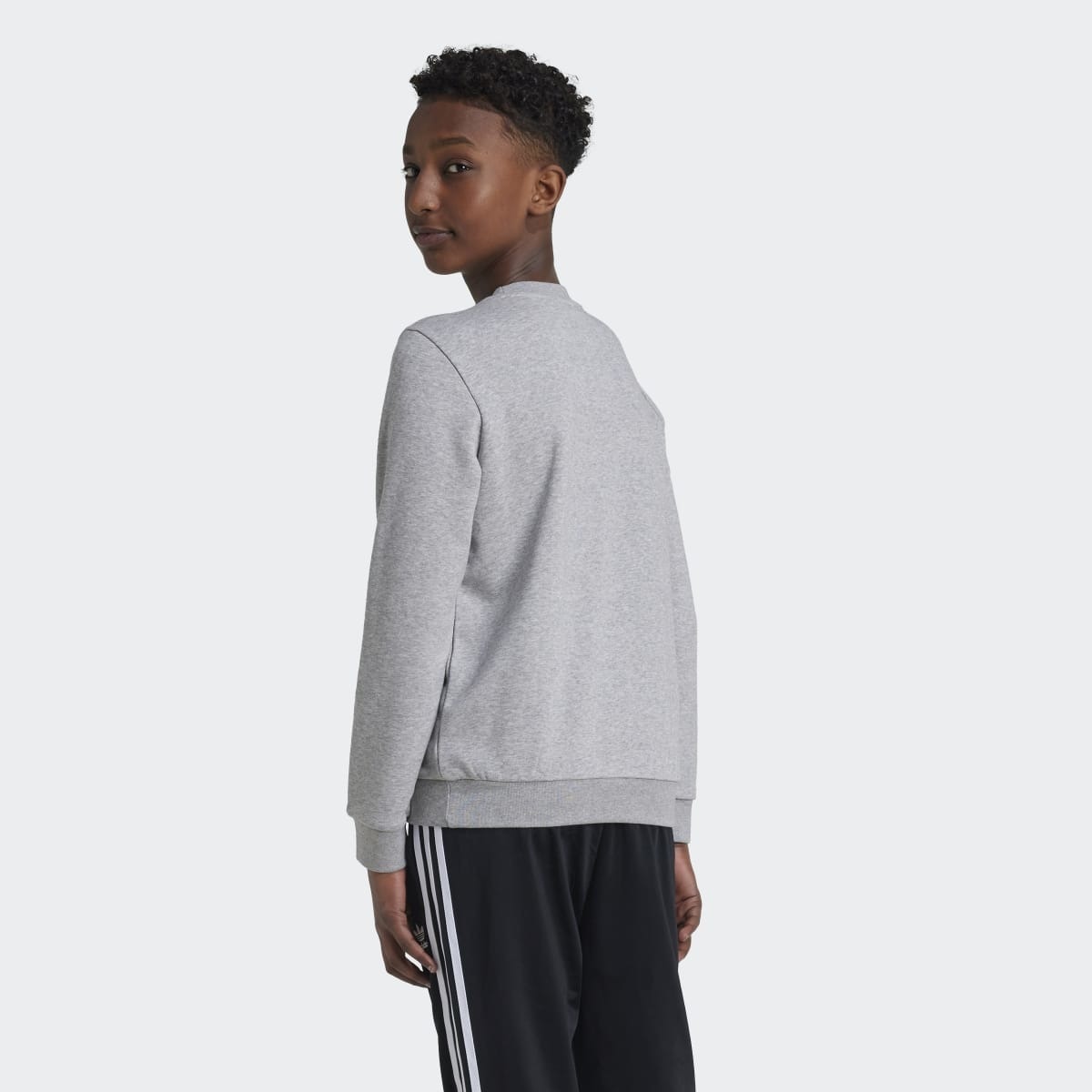 Sweatshirt de criança Trefoil adidas Originals Cinzento-4