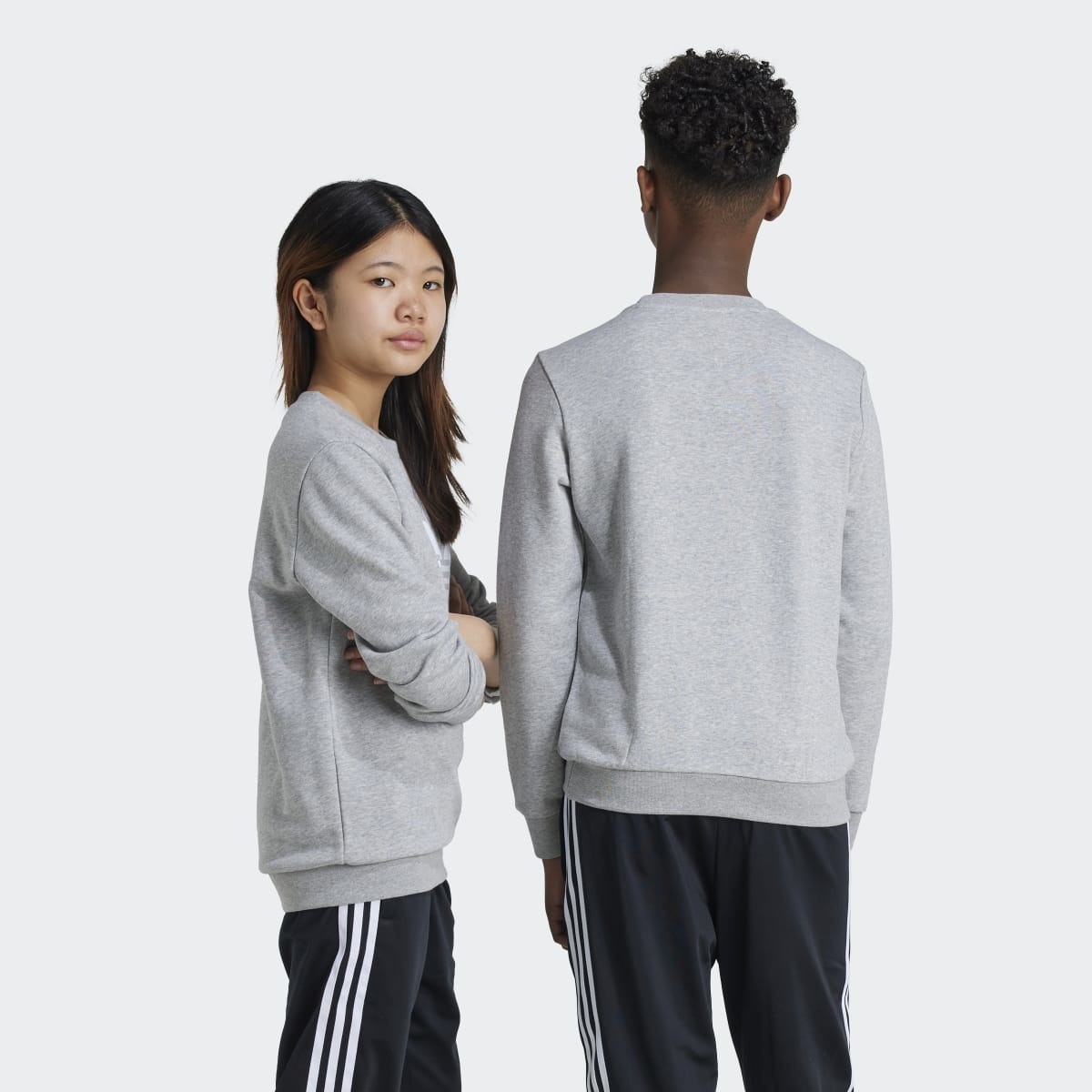 Sweatshirt de criança Trefoil adidas Originals Cinzento-2