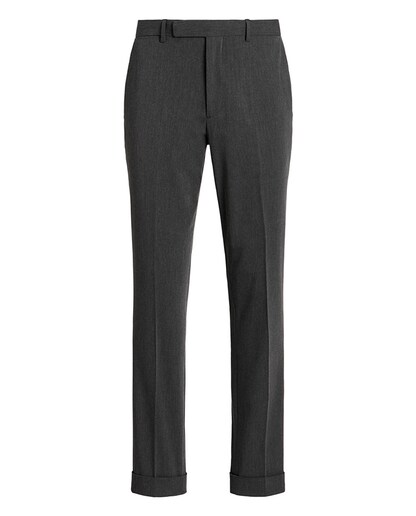 Imagem 0 de Calças Formais de Sarja Elástica Slim Fit