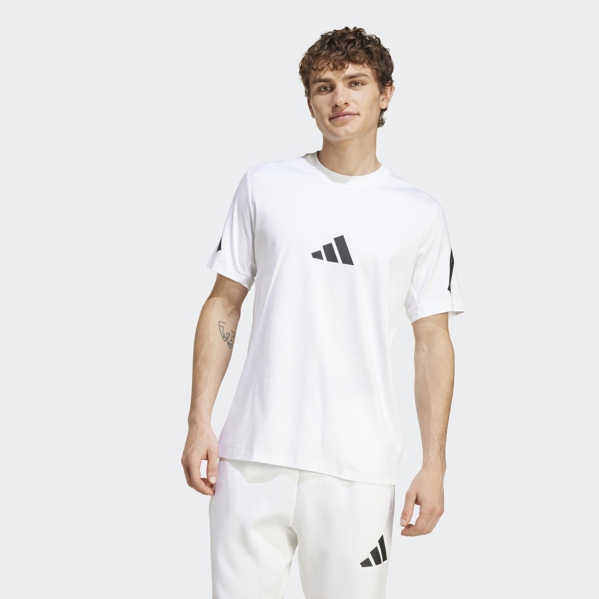 T-shirt de homem Z.N.E. adidas Branco-1