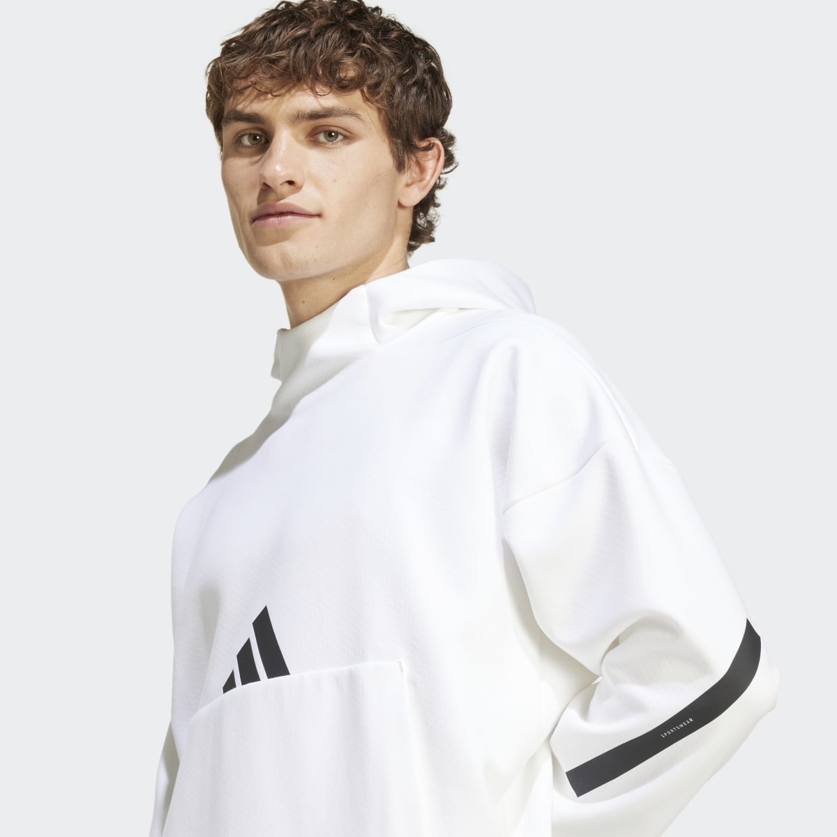 Sweatshirt de homem Z.N.E. Adidas Branco-3
