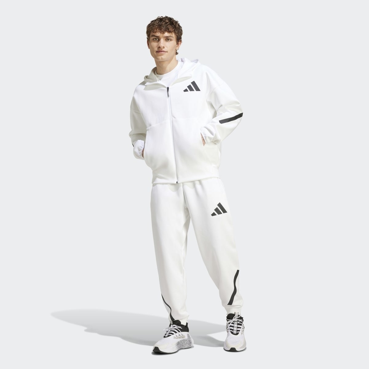 Sweatshirt de homem Z.N.E. New Branco-5
