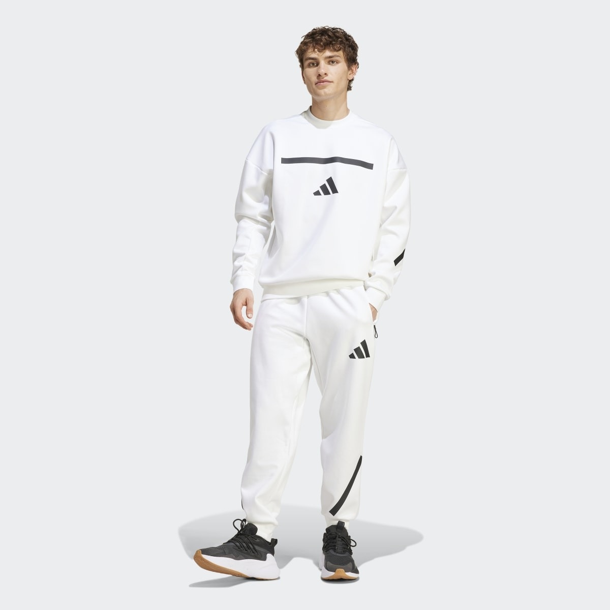 Sweatshirt de homem Z.N.E. New Branco-5