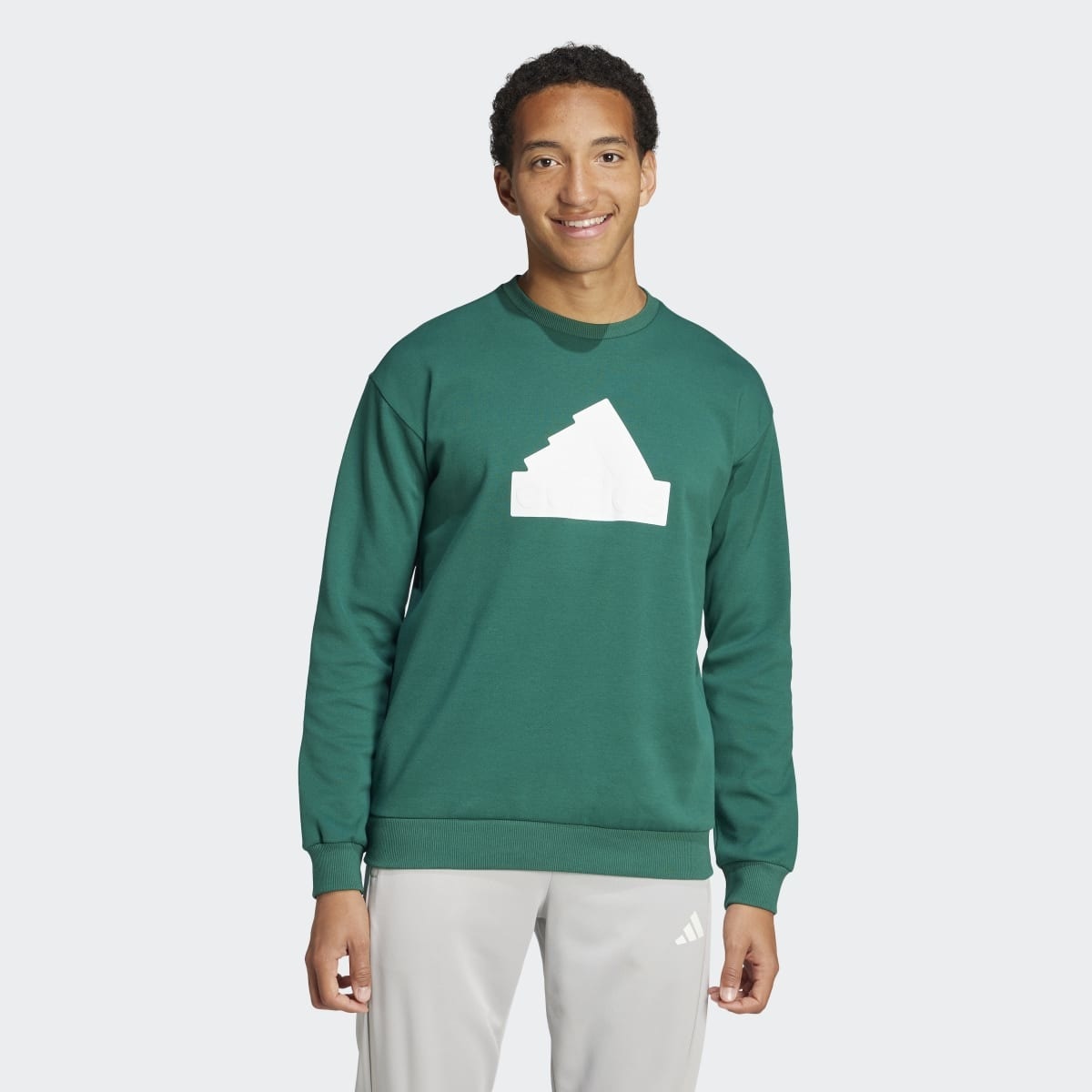 Sweatshirt de Homem Future Icons Badge of Sport Verde-1