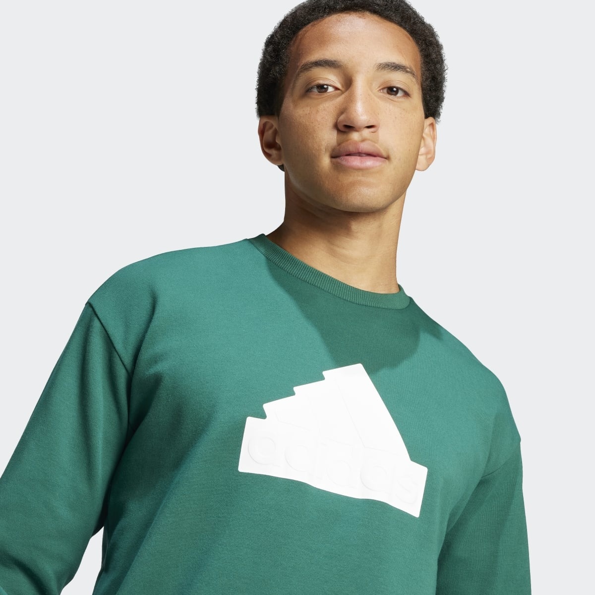 Sweatshirt de Homem Future Icons Badge of Sport Verde-4