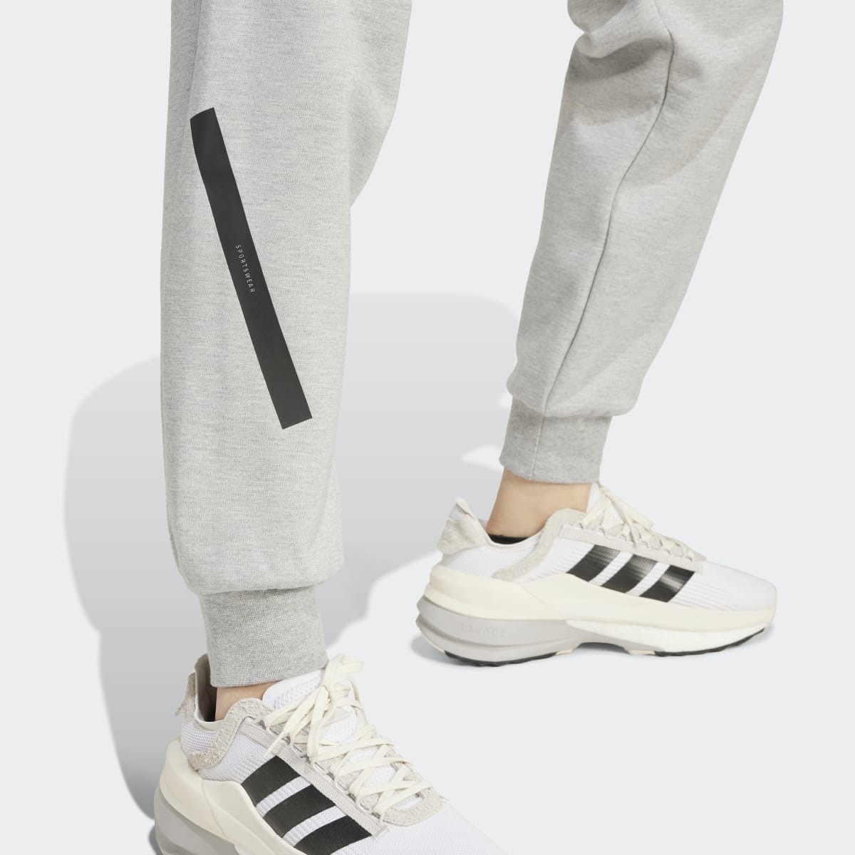 Calças de mulher Z.N.E adidas Cinzento-4