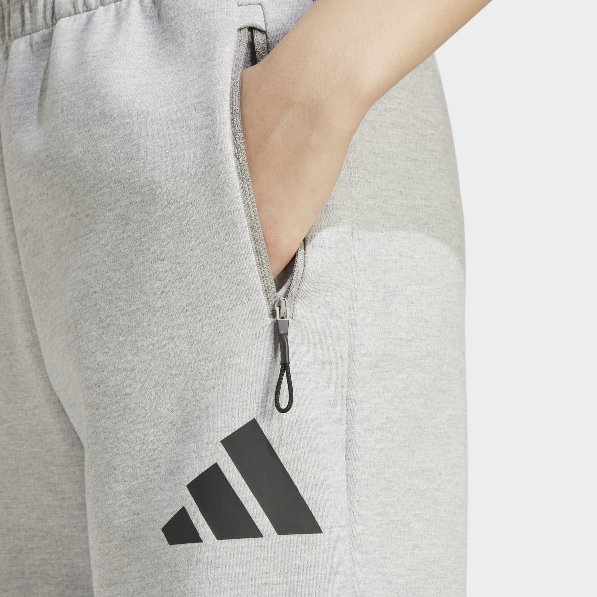 Calças de mulher Z.N.E adidas Cinzento-3