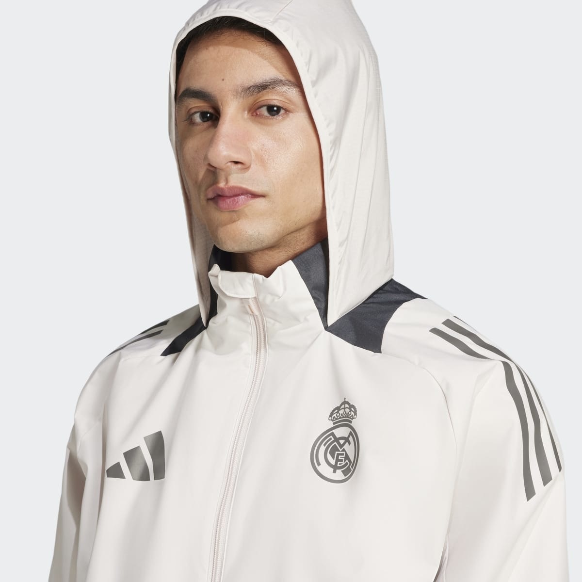 Casaco de Homem Real Madrid Tiro 24 Competition All-Weather Rosa-3